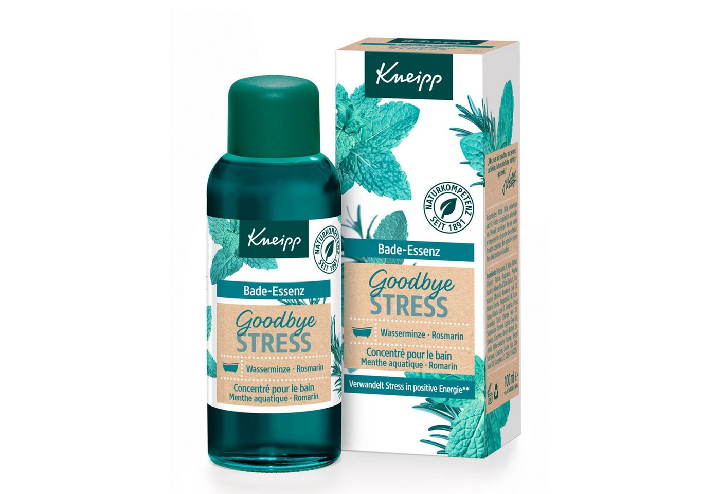 Kneipp Badeschaum Kneipp Bade-Essenz Goodbye Stress 100ml Badeöl mit ätherischen Ölen au von Kneipp