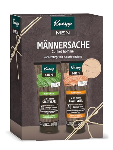 Kneipp Geschenkset Männersache - 2 in 1 Männerduschen von Kneipp in Originalgröße - Wellness Geschenk für Männer – Kneipp Men: Männerpfleg mit Naturkompetenz - 2 x 200ml von Kneipp