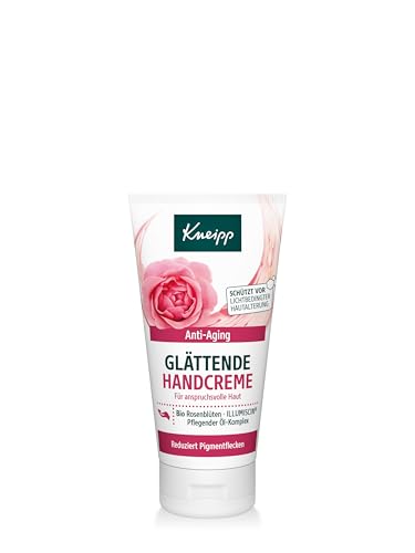 Kneipp Glättende Handcreme Anti Aging - Für anspruchsvolle Haut - Reduziert Pigmentflecken - Schützt vor lichtbedingter Hautalterung - 50 ml von Kneipp