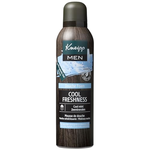 Kneipp Men Cool Freshness Duschschaum - Duschschaum - Frischer Duft - 200 ml von Kneipp