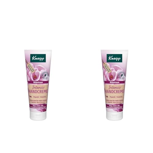 Kneipp Intensiv Handcreme, Extra reichhaltige Textur aus Sheabutter und Magnolie, 75 ml (2er Pack) von Kneipp