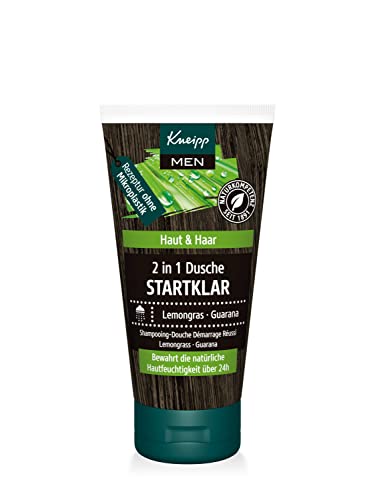 Kneipp MEN 2 in 1 Männerdusche Startklar Reisegröße - belebendes Duschgel für Haut & Haar - zitrisch-vitalisierender Duft - vegan - ohne Mikroplastik - 50ml von Kneipp