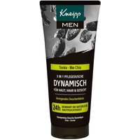 Kneipp MEN 3 in 1 Pflegedusche Dynamisch - mit Extrakten aus Tonkabohne und Bio Chia - Duschgel für Haut, Haar & Gesicht Duschgel von Kneipp