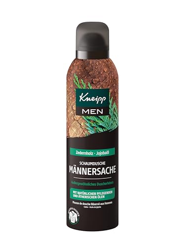 Kneipp Schaumdusche Männersache - Duschschaum für Männer mit kräftig herbem Duft - 200ml von Kneipp