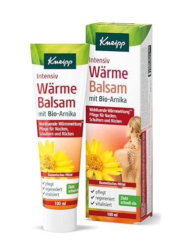 Kneipp Wärmebalsam mit Arnika - wohltuend nach körperlichen Aktivitäten - Wärmewirkung dermatologisch bestätigt - für Nacken, Schultern und Rücken - 100ml von Kneipp