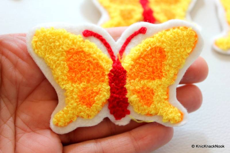 Gelb Und Rot Schmetterling Applikation Patches X 3 Gelb Und Rot Schmetterling Applikation Patches X 3 von KnicKnackNook