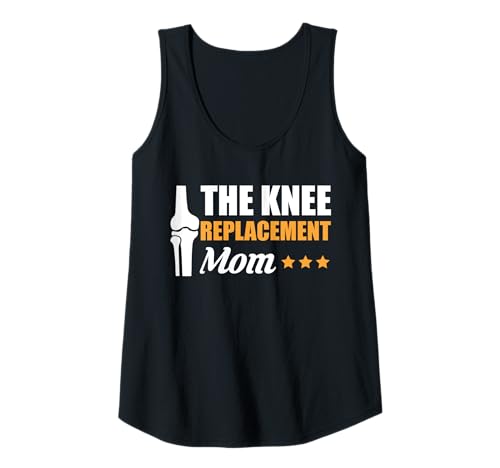 Damen The Knee Replacement Mom Mothers Day Surgery Tank Top von Knie Operation Kniegelenkersatz Design