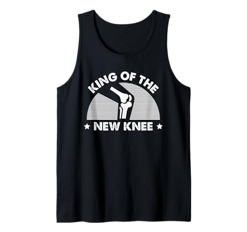 Herren King of The New Knee Replacement Surgery Tank Top von Knie Operation Kniegelenkersatz Design