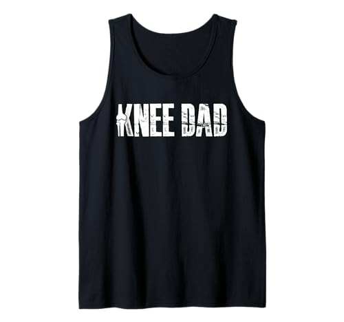 Herren Knee Dad Fathers Day Replacement Surgery Tank Top von Knie Operation Kniegelenkersatz Design