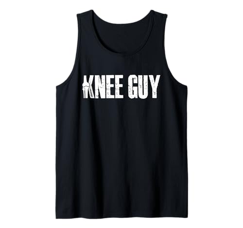 Herren Knee Guy Replacement Surgery Tank Top von Knie Operation Kniegelenkersatz Design