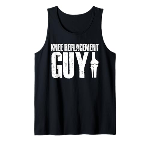 Herren Knee Replacement Guy Surgery Tank Top von Knie Operation Kniegelenkersatz Design