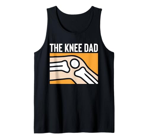 Herren The Knee Dad Fathers Day Replacement Surgery Tank Top von Knie Operation Kniegelenkersatz Design
