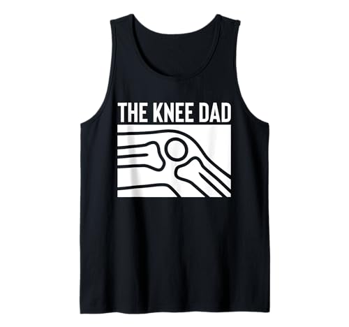 Herren The Knee Dad Fathers Day Replacement Surgery Tank Top von Knie Operation Kniegelenkersatz Design