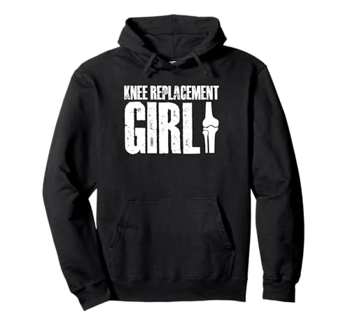 Knee Replacement Girl Surgery Pullover Hoodie von Knie Operation Kniegelenkersatz Design