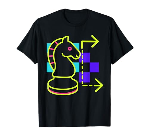 Knight Move Club Macht das L Chess für Kinder von 7 bis 12 Jahren zu Champions T-Shirt Knight Move Club Macht das L Chess für Kinder von 7 bis 12 Jahren zu Champions T-Shirt von Knight Move Club Junior Chess Players Academy Team