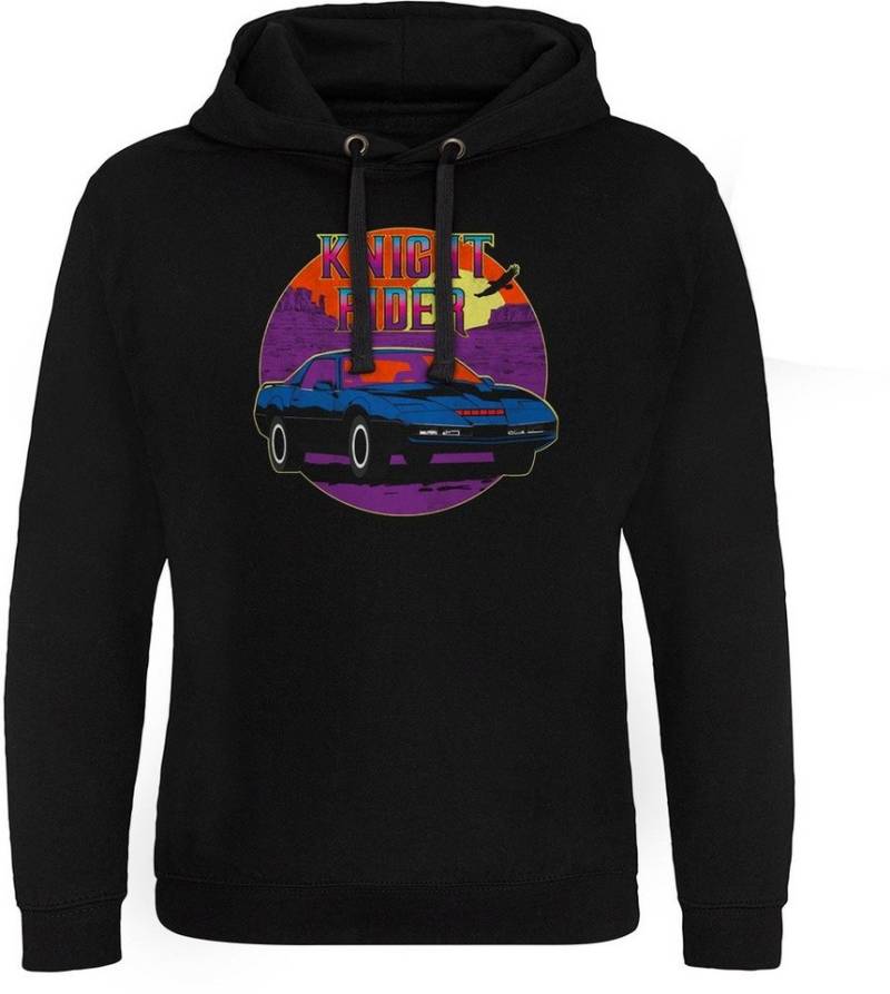 Knight Rider Hoodie Kight Rider Retro Sunset Epic Hoodie von Knight Rider