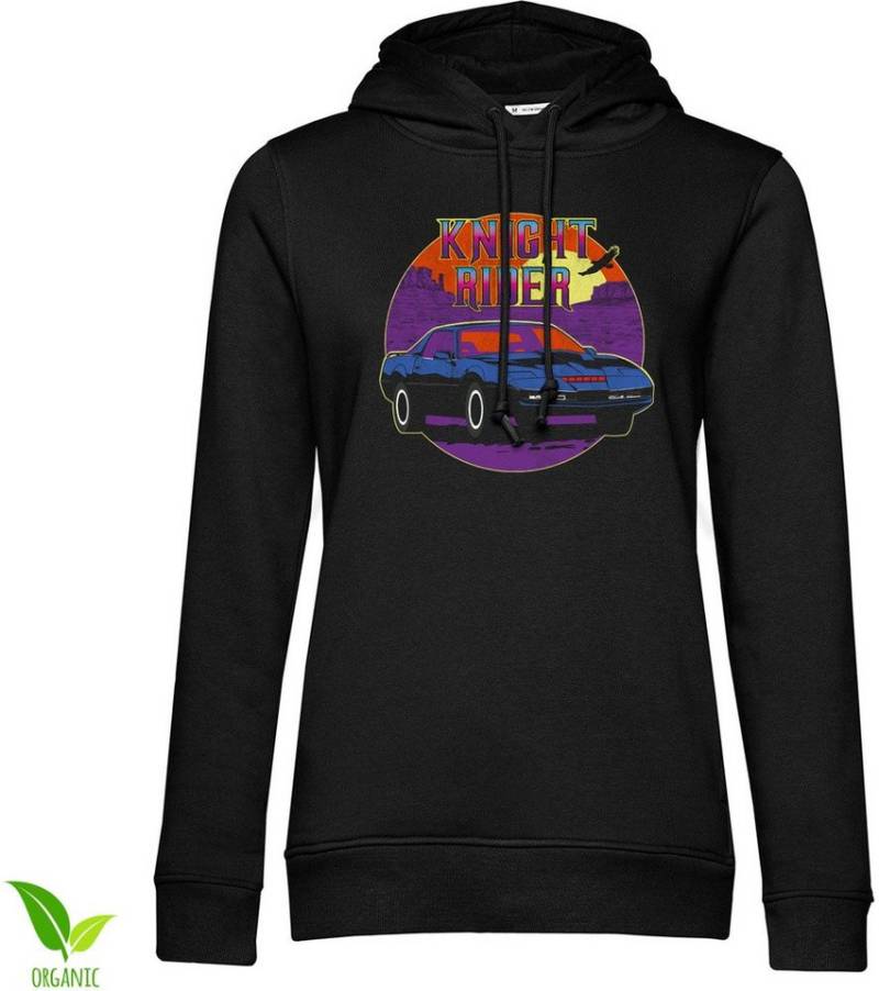 Knight Rider Hoodie Kight Rider Retro Sunset Girly Hoodie von Knight Rider