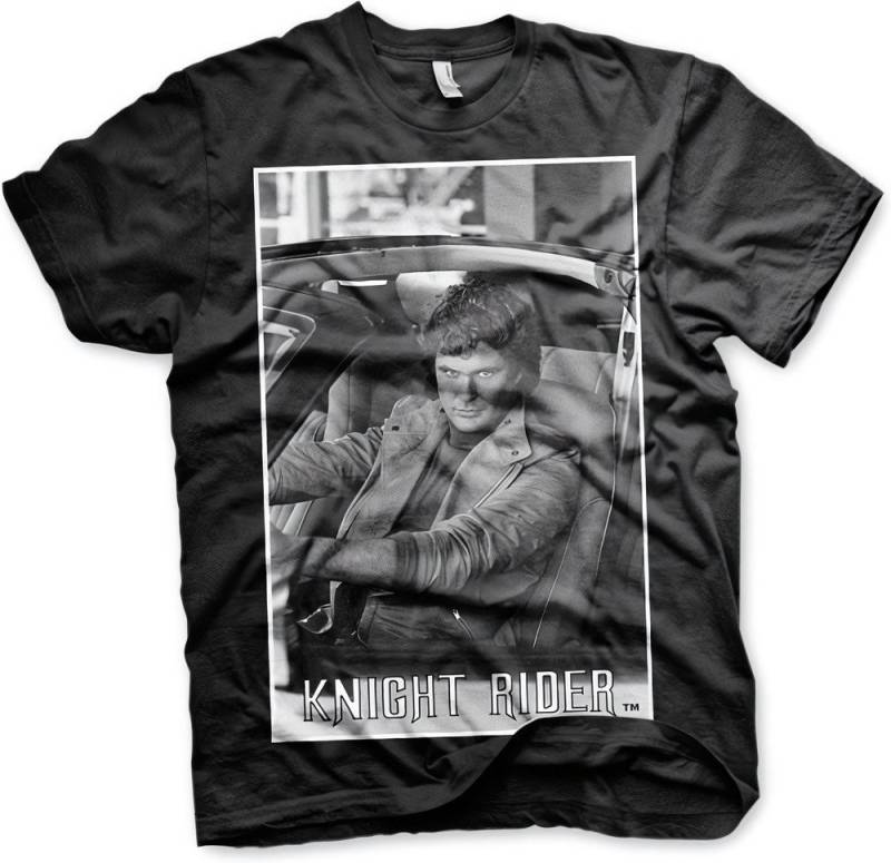 Knight Rider T-Shirt Hasselhoff In Knight Rider Big Tall T-Shirt von Knight Rider