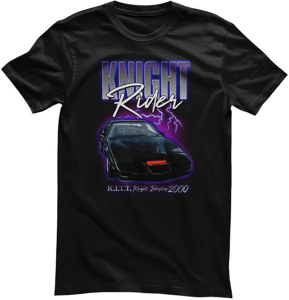Knight Rider T-Shirt Kight Rider Lightning K.I.T.T. T-Shirt von Knight Rider