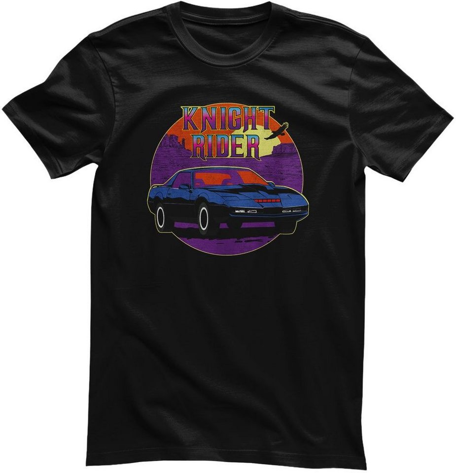 Knight Rider T-Shirt Kight Rider Retro Sunset T-Shirt von Knight Rider