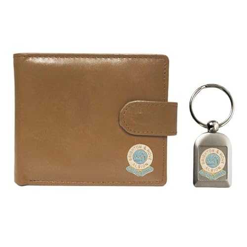 Brighton Geldbörse aus Leder, mit Schlüsselring, Beige, beige, Klassisch Brighton Geldbörse aus Leder, mit Schlüsselring, Beige, beige, Klassisch von Knight