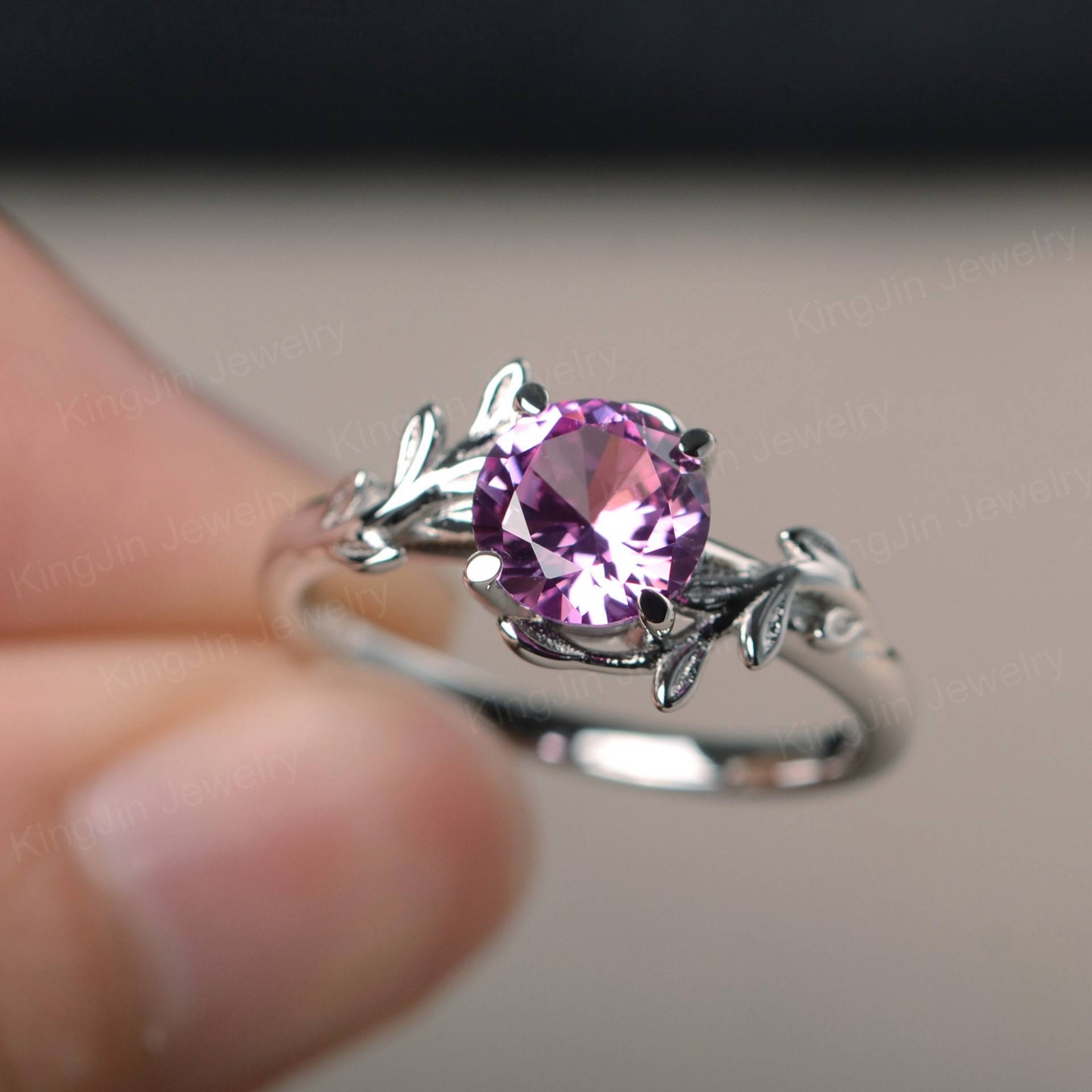 Labradorit Rosa Saphir Runden Edelstein Zweig Ring Sterling Silber Für Frauen Labradorit Rosa Saphir Runden Edelstein Zweig Ring Sterling Silber Für Frauen von KnightJewelry