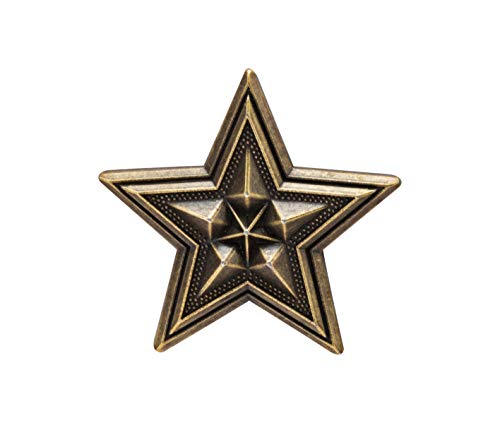 Knighthood Herren Super Star Revers Anstecker Bronze Reversnadel/Lapel Pin/Anzug/Sakko von Knighthood