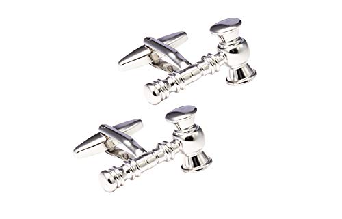 Knighthood Manschettenknöpfe der Waage für Männer Silber von Knighthood