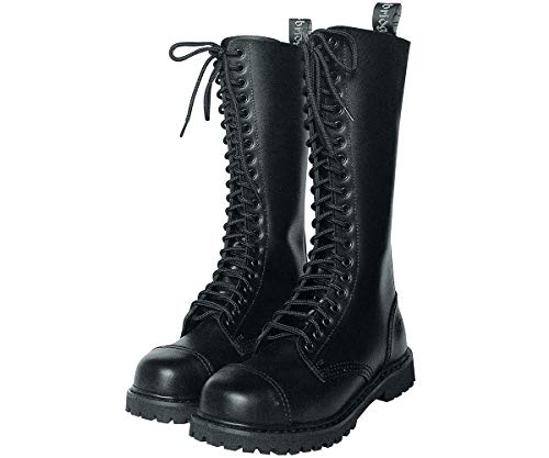 Knightsbridge Gothic Style Springerstiefel für Sie und Ihn (10 Loch/38/UK4) von Knightsbridge