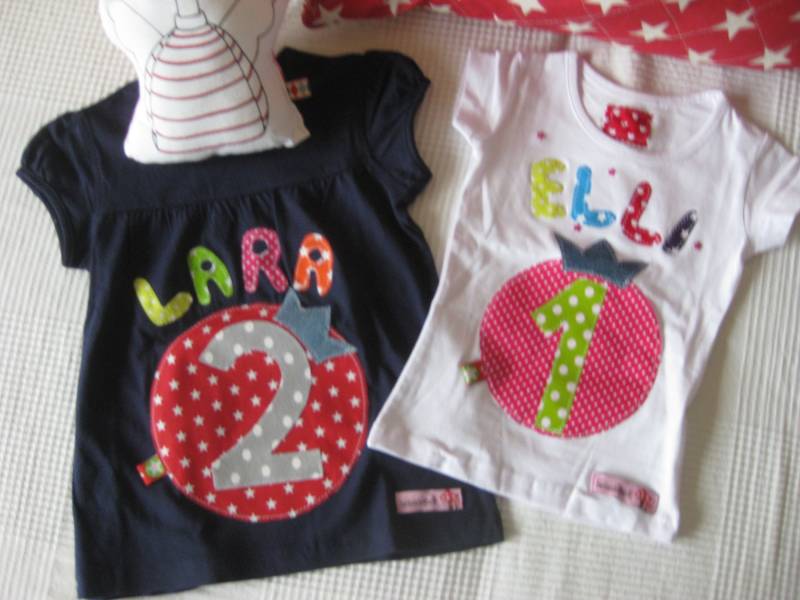 Geburtstagsshirt Zahl 1-2-3-4-5-6-7Namemädchen Geburtstagsshirt Zahl 1-2-3-4-5-6-7Namemädchen von KniknaKnallebunt