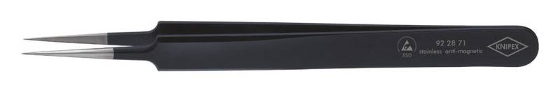Knipex Pinzette, ESD Nadelform 110 mm schwarz von Knipex