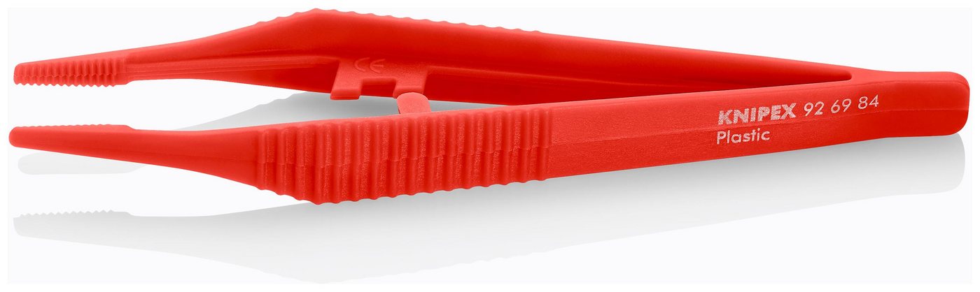 Knipex Präzisionspinzette 92 69 84 Kunststoffpinzette Geriffelt 129 mm von Knipex