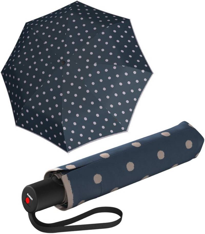 Knirps® Taschenregenschirm A.200 Medium Duomatic Auf-Zu-Automatik Dot Art, mit modernem Punkte-Muster - ocean von Knirps®