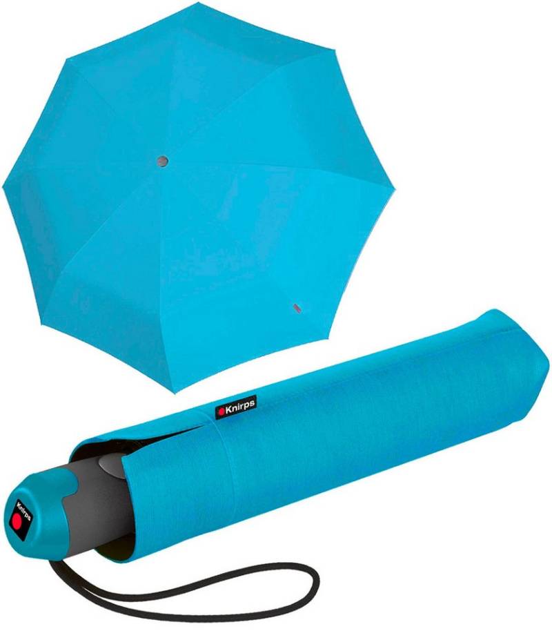 Knirps® Taschenregenschirm E.200 Duomatic Schirm mit Auf-Zu-Automatik, mit farbigem Akzent am Griff von Knirps®