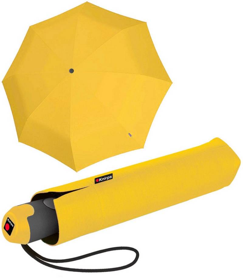 Knirps® Taschenregenschirm E.200 Duomatic Schirm mit Auf-Zu-Automatik, mit farbigem Akzent am Griff von Knirps®
