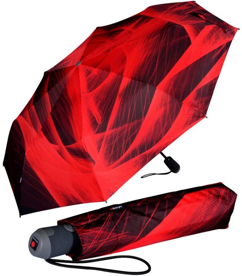 Knirps® Taschenregenschirm E.200 Duomatic mit leichtgängiger Auf-Zu-Automatik, mit Linien-Muster - Spheres von Knirps®