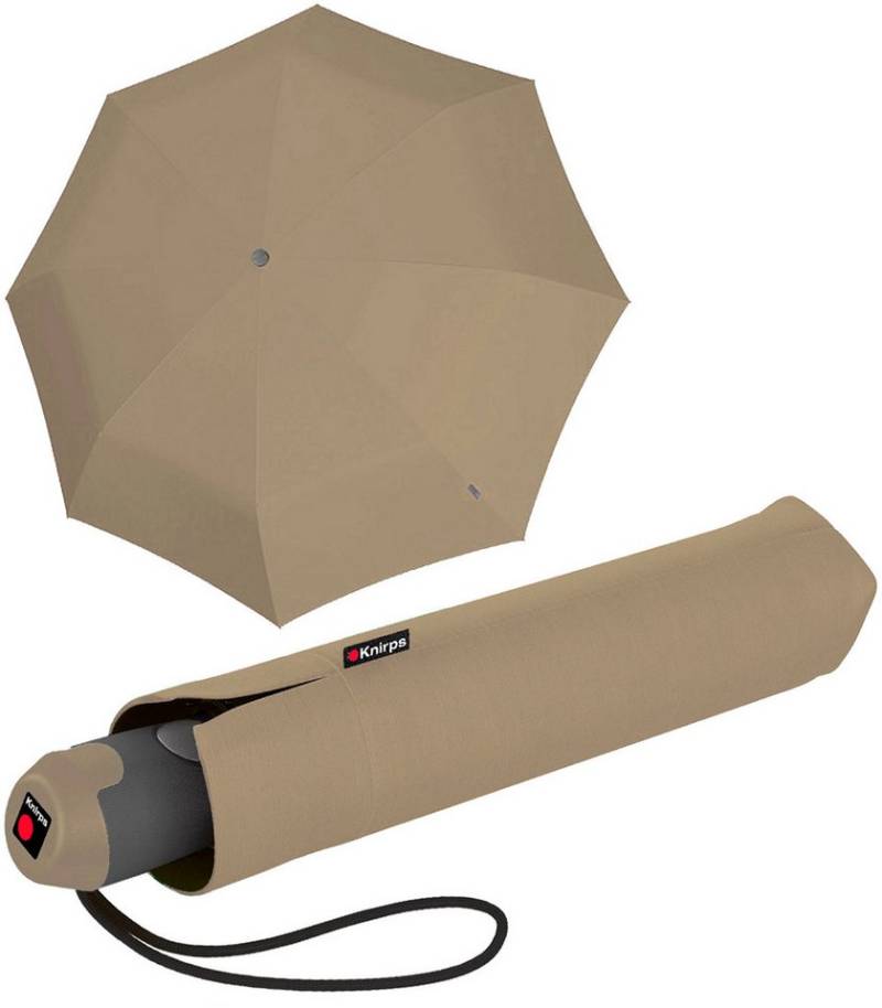 Knirps® Taschenregenschirm E.200 Duomatic mit leichtgängiger Auf-Zu-Automatik, mit farbigem Akzent am Griff von Knirps®