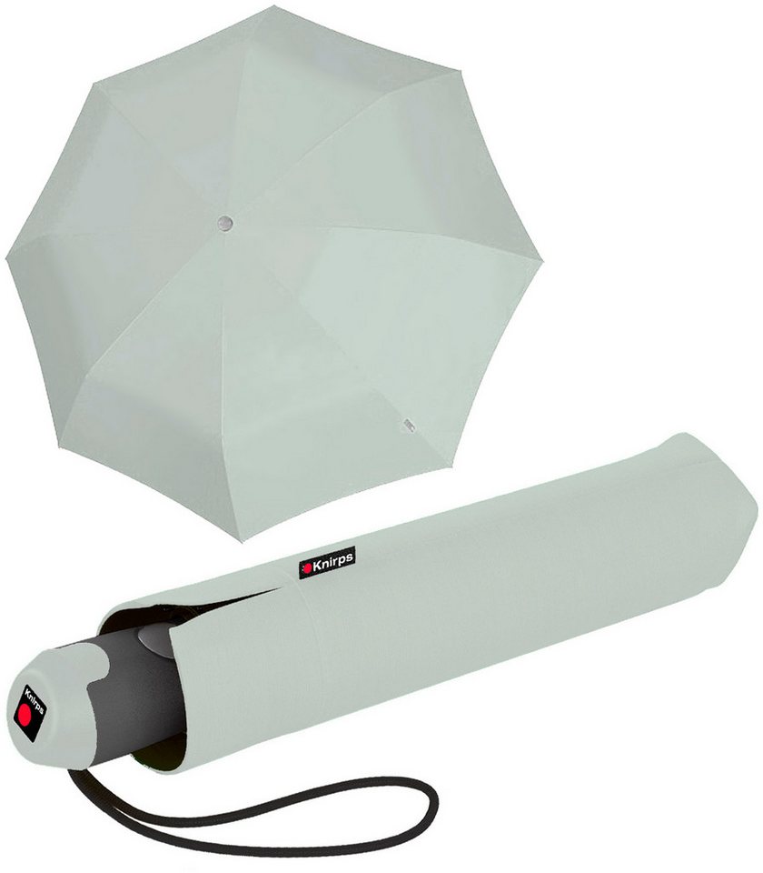 Knirps® Taschenregenschirm E.200 Duomatic mit leichtgängiger Auf-Zu-Automatik, mit farbigem Akzent am Griff von Knirps®