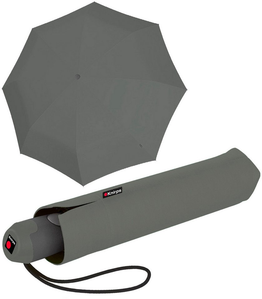 Knirps® Taschenregenschirm E.200 Duomatic mit leichtgängiger Auf-Zu-Automatik, mit farbigem Akzent am Griff von Knirps®