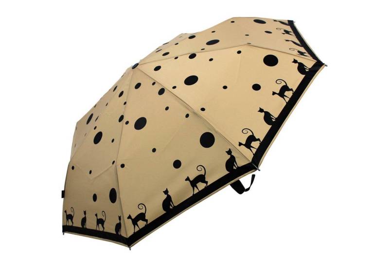 Knirps® Stockregenschirm Knirps Regenschirm E.200 Duomatic - Cat ecru, sturmfest von Knirps®