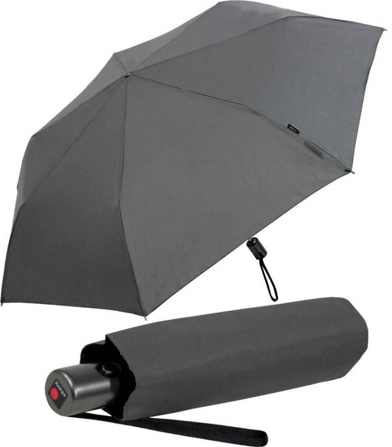 Taschenregenschirm Slim Duomatic klein und leicht Auf-Zu Automatik, immer mit dabei, passt in jede Tasche von Knirps®