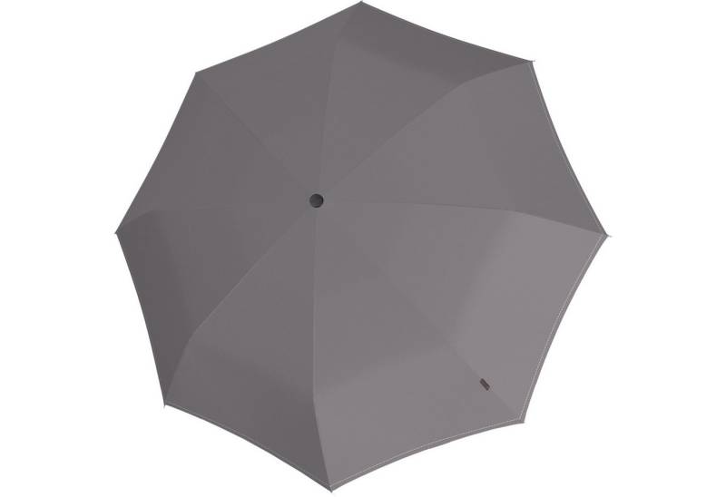 Knirps® Taschenregenschirm T.200 Duomatic mit Auf-Zu-Automatik, groß, stabil, einfarbig uni - Rock grau von Knirps®