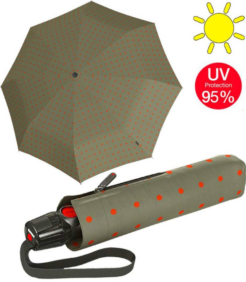 Knirps® Taschenregenschirm T.200 Duomatic mit leichtgängiger Auf-Zu-Automatik, mit Schirmhülle mit Reißverschluss von Knirps®