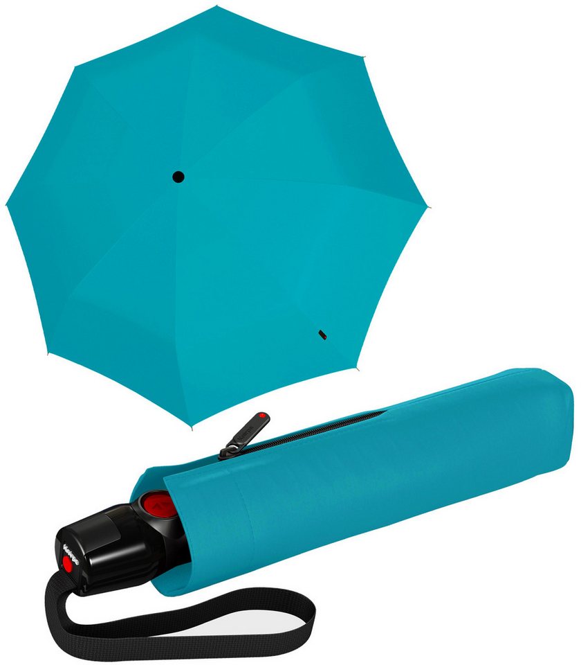 Knirps® Taschenregenschirm T.200 Duomatic mit leichtgängiger Auf-Zu-Automatik, mit Schirmhülle mit Reißverschluss von Knirps®