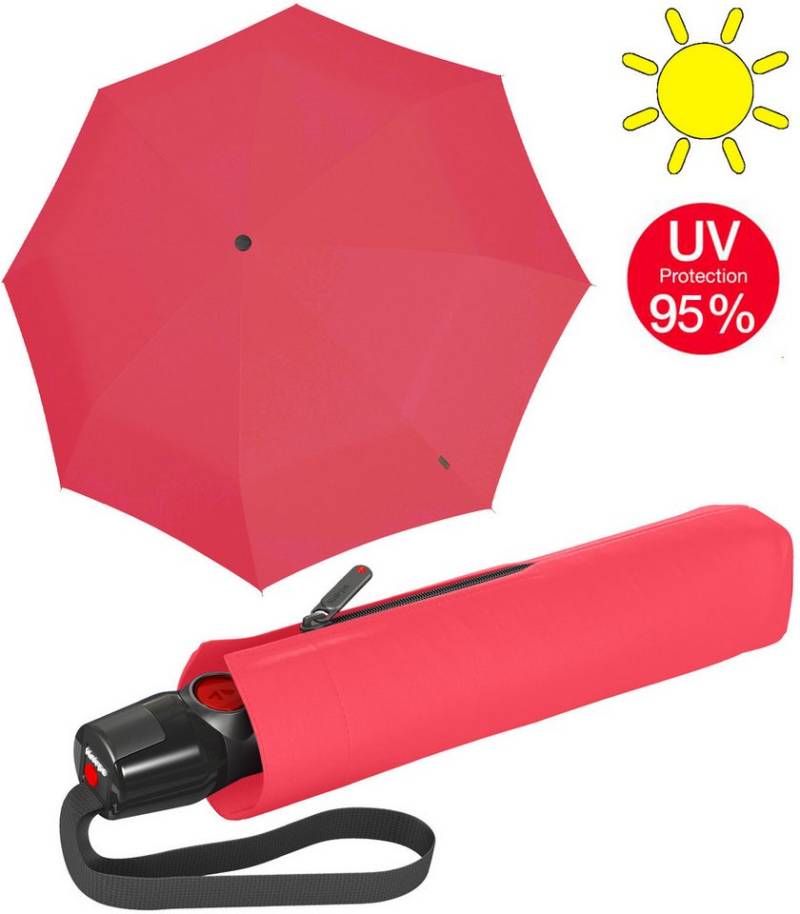 Knirps® Taschenregenschirm T.200 Duomatic mit leichtgängiger Auf-Zu-Automatik, mit Schirmhülle mit Reißverschluss von Knirps®