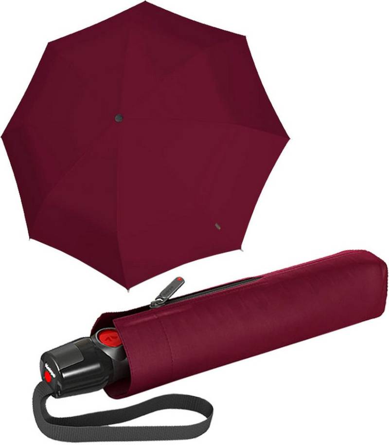 Knirps® Taschenregenschirm T.200 Duomatic mit leichtgängiger Auf-Zu-Automatik, mit Schirmhülle mit Reißverschluss von Knirps®