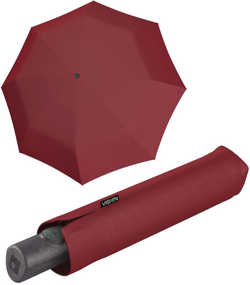 Knirps® Taschenregenschirm nachhaltiger, stabiler Schirm für Damen und Herren, die umweltfreundliche Neuheit von Knirps®