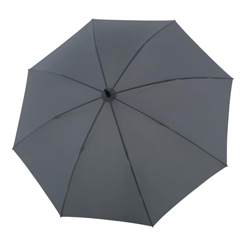 Knirps C.900 Light XXL großer Regenschirm in Dunkelgrau I manueller Regenschirm leicht & stabil I Partnerschirm mit ø 122 cm I windfest bis 100 km/h I Golfschirm mit rutschfestem Griff von Knirps