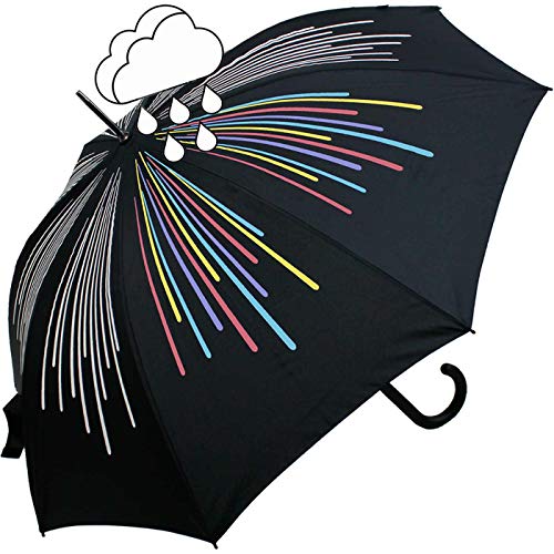 Knirps Damen Stockschirm Automatik Farbwechsel Colour Change Rainbow von Knirps