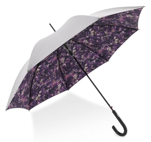 Knirps Damen Stockschirm T.760 Automatik mit UV- und Hitzeschutz Feel - Purple von Knirps